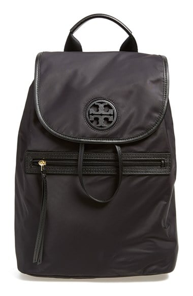 Tory Burch nylon backpack in black