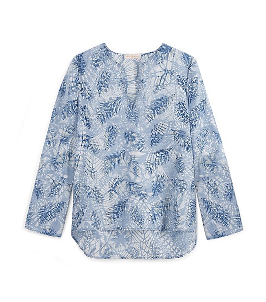 Tory Burch TEXTURED TUNIC in BALTIC SEA DREAM CATCHER B Tory Burch extra 30% off sale summer 2015 