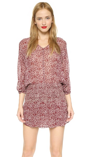 Ulla Johnson Samira Dress in Bordeaux