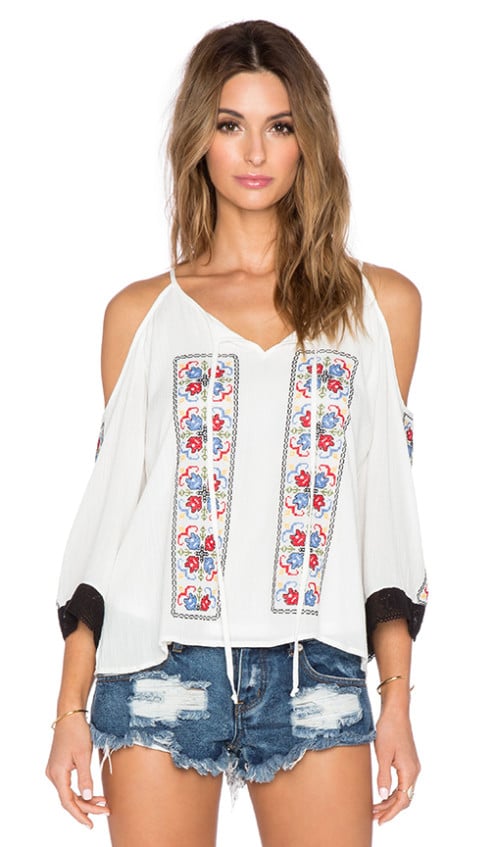  VAVA BY JOY HAN "MAGNOLIA OFF THE SHOULDER TOP" in Off White