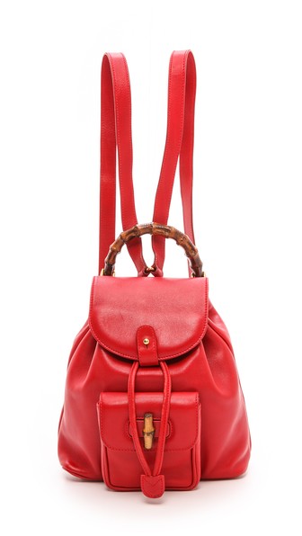 What Goes Around Comes Around Gucci Mini Backpack in Red Shopbop