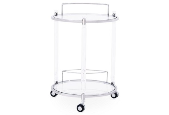 Wilcox Bar Trolley, Silver