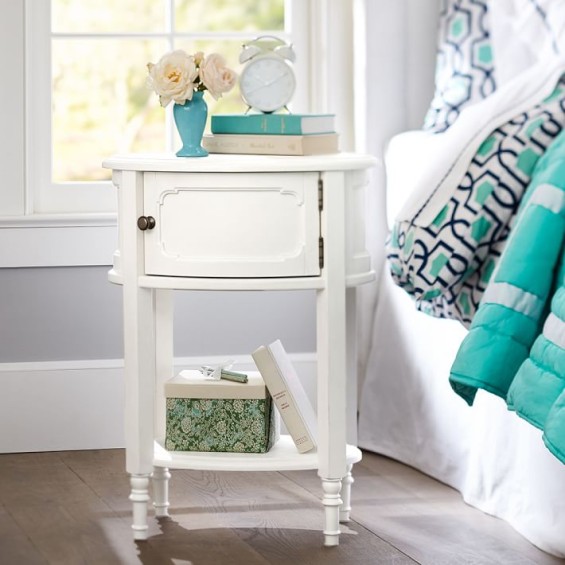 Pottery Barn Teen Willow Bedside Table 