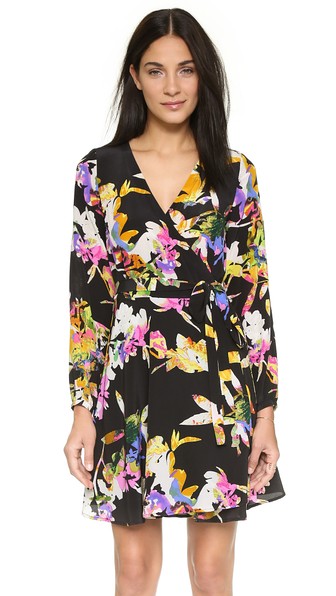Yumi Kim Carla Wrap Dress in Tropical Tantrum