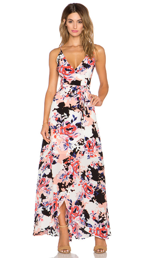 RUSH HOUR MAXI DRESS By YUMI KIM in Peach Coral Rose