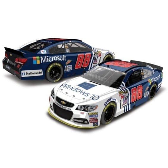 Action Racing Collectibles Dale Earnhardt Jr. 2015 #88 Microsoft 1:24 Scale Platinum Die Cast Chevrolet SS