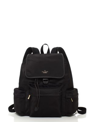 kate spade new york classic nylon clay backpack in black