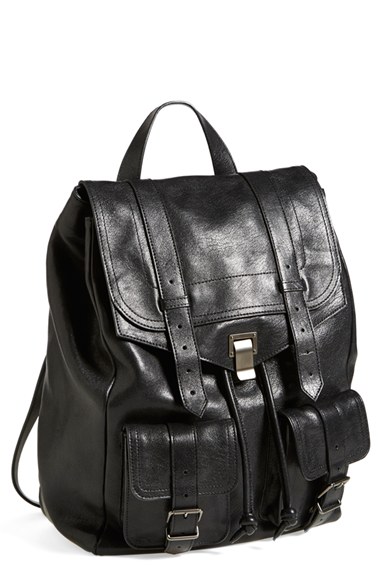 Proenza Schouler 'PS1' Leather Backpack in Black