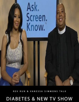 Rev Run and Vanessa Simmons joined journalist and entertainment blogger, Candace Rose Anderson of the website Candie Anderson to dish on type 2 diabetes, and TV show.