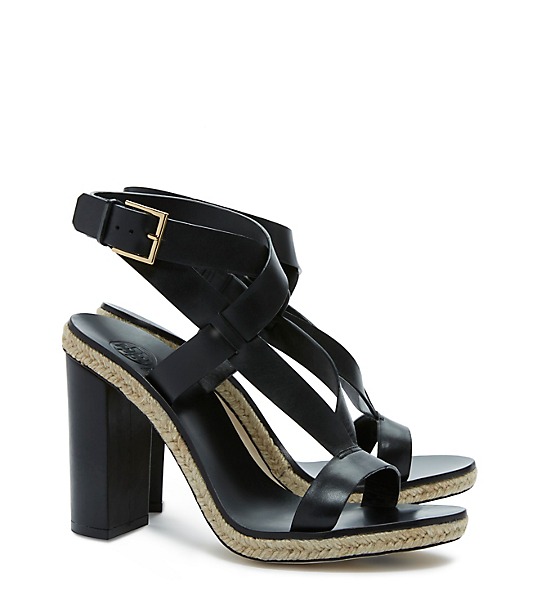 Tory Burch MARBELLA SANDAL in Black/Black