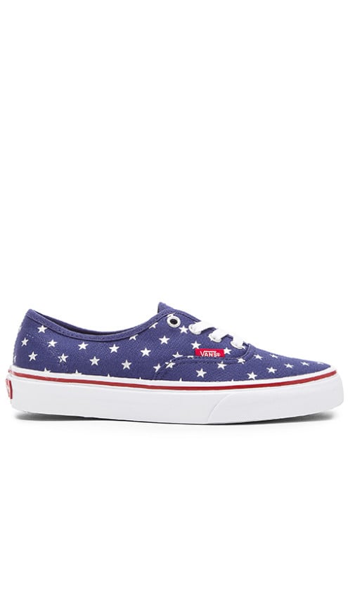 AUTHENTIC STARS SNEAKER By VANS in Red and Blue