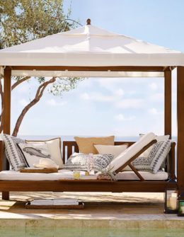 CHATHAM ULTIMATE LOUNGE CABANA. Pottery Barn Warehouse Clearance Sale