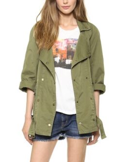 Current/Elliott The Infantry Jacket in Army