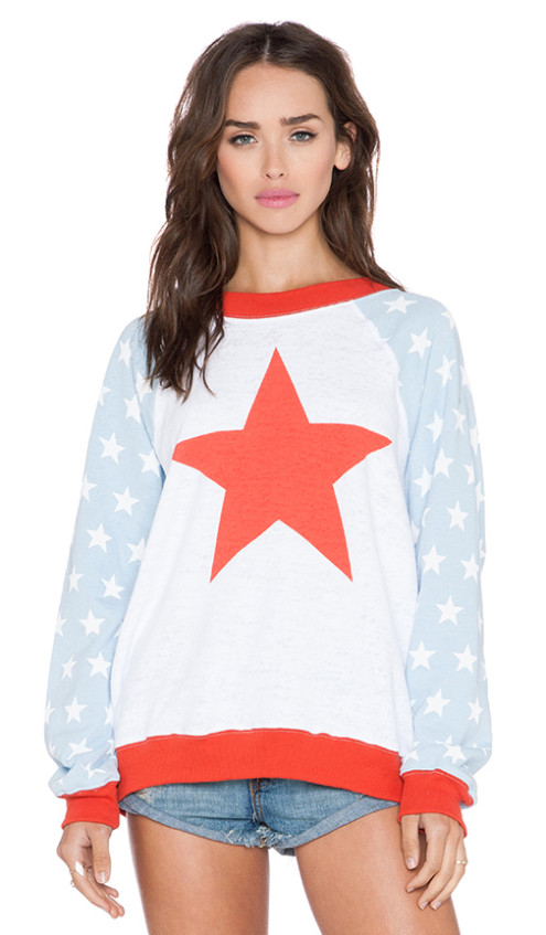 FOR PRESIDENT SWEATER By WILDFOX COUTURE in Clean White