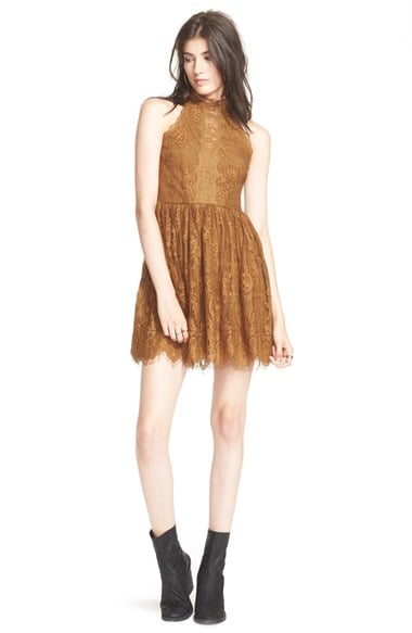 Free People 'Verushka' Minidress in Golden Honey