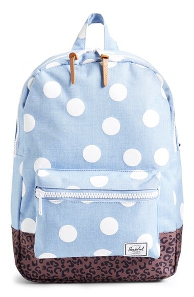 Herschel Supply Co. 'Settlement' Backpack (Kids) in Chambray with Leopard