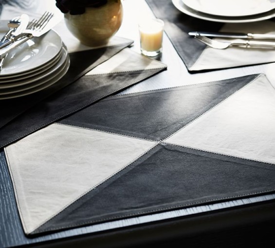 Pottery Barn KEN FULK PAINTED CANVAS PLACE MAT