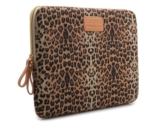 Kayond Leopard's Spot Canvas Fabric 15 Inch Laptop / Notebook Sleeve Macbook / Macbook Pro / Macbook Air Sleeve Case Dell / Hp /Lenovo/sony/ Toshiba / Ausa / Acer /Samsung /Haier Ultrabook Bag Cover