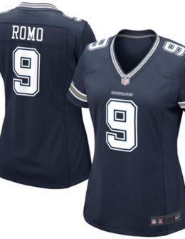 Nike Tony Romo Dallas Cowboys Women's Navy Blue Game Jersey