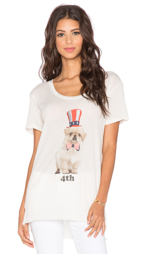 PARTY PUP TEE By WILDFOX COUTURE in Vintage Lace