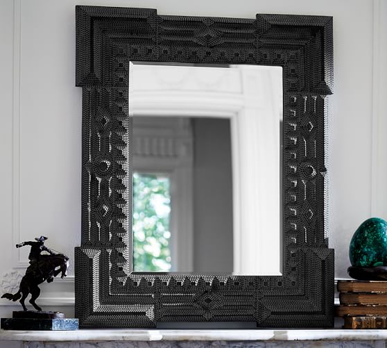 Pottery Barn KEN FULK COLLECTIONS TRAMP ART MIRROR