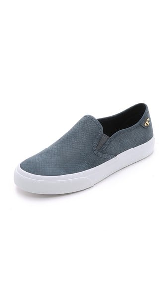 Tory Burch Floyd Slip On Sneakers in Navy