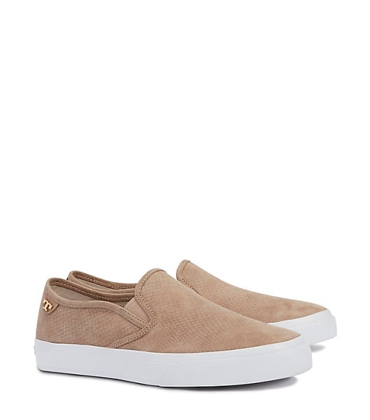Tory Burch LENNON SLIP-ON SNEAKER in Taupe