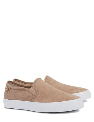 Tory Burch LENNON SLIP-ON SNEAKER in Taupe