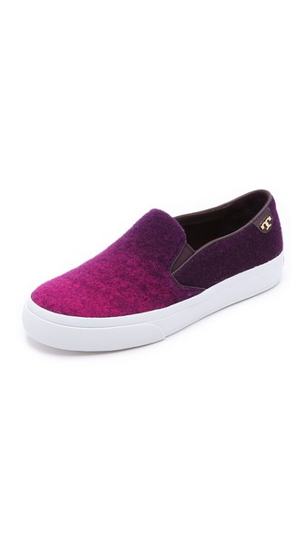 Tory Burch Stardust Slip On Sneakers in Purple/Pink