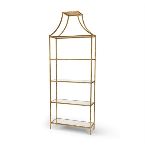 Chelsea House 381695 Classic Gilt Shelf Iron With Antique Gold Leaf Finish