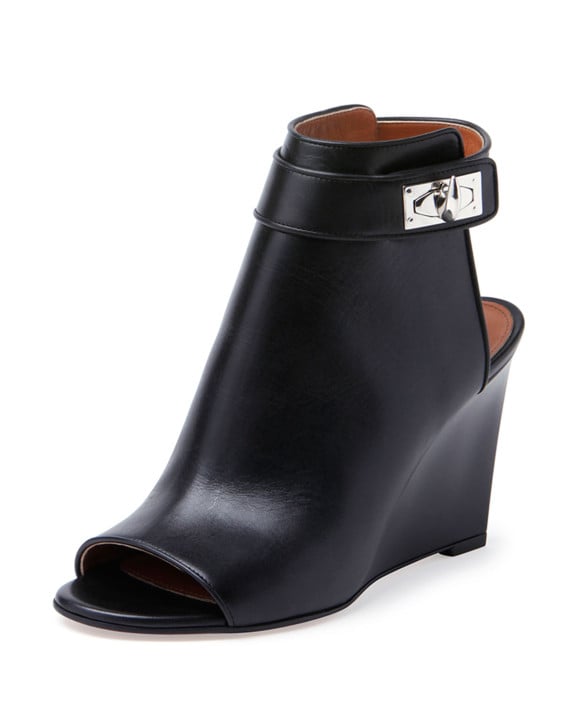 Givenchy SHARK-LOCK WEDGE BOOTIE, BLACK - GIVENCHY