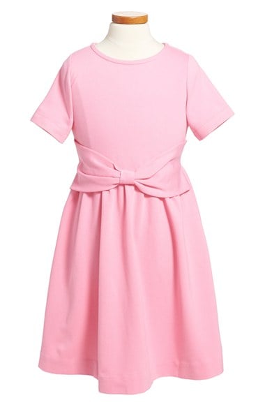 kate spade new york kids 'kammy' bow dress (Toddler Girls & Little Girls) Sizes 2T, 3T and 4T in Cotton Candy