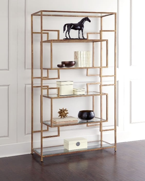 Renaldi Gold Etagere