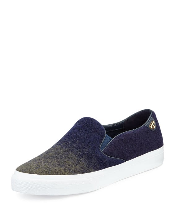 Tory Burch Rudi Ombre Slip-On Sneaker, Navy/Olive