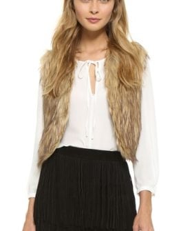 BB Dakota Azza Faux Fur Vest