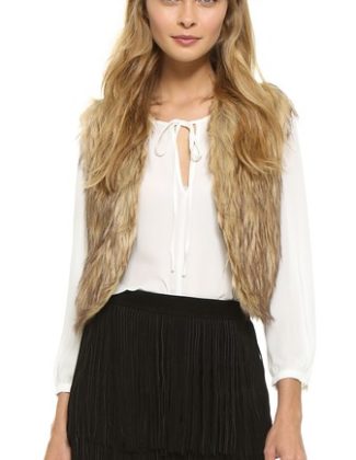 BB Dakota Azza Faux Fur Vest