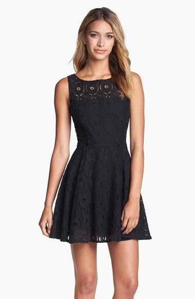BB Dakota 'Renley' Lace Fit & Flare Dress (Nordstrom Exclusive) in Black (Available in other colors too!)