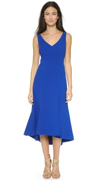 Black Halo Aiko High Low Dress in Azurite 