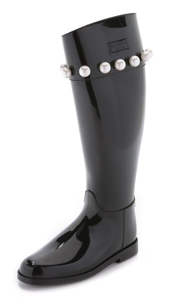 Boutique Moschino Rain Boots in Black