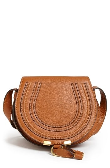 Chloe 'Marcie - Medium' Leather Crossbody Bag - Tan