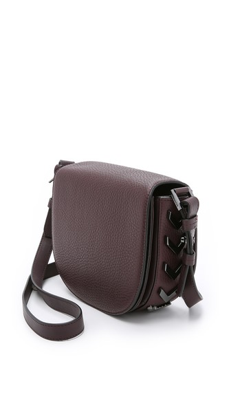 Mackage Rima Saddle Bag in Bordeaux