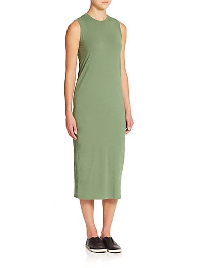 Marc by Marc Jacobs Favorite Tee Cotton Maxi Dress in Dark Moss