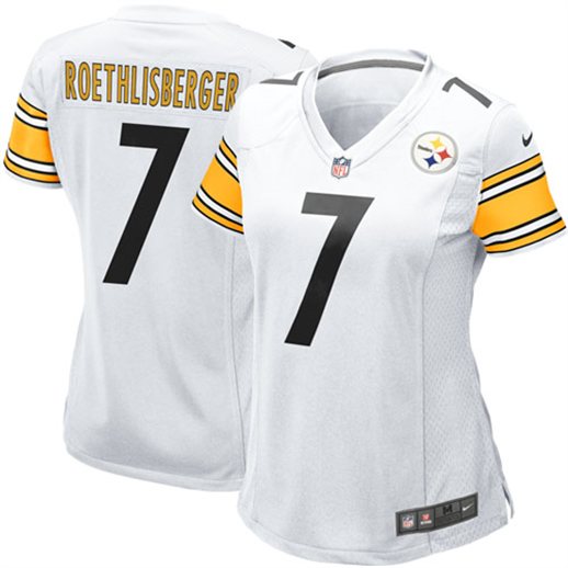 Nike Ben Roethlisberger Pittsburgh Steelers Women's White Game Jersey
