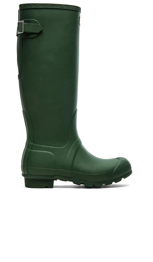 ORIGINAL BACK ADJUSTABLE RAIN BOOT By Hunter in Hunter Green