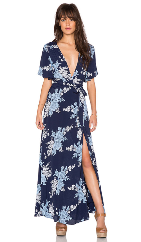 PLAZA FLORAL PRINT KIMONO DRESS By PRIVACY PLEASE in Athena 