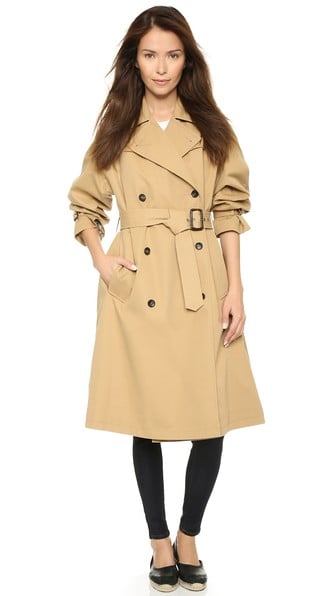 Paul Smith Trench Coat with Belt in Tan