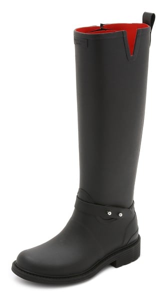 Rag & Bone Riding Rain Boots in Black