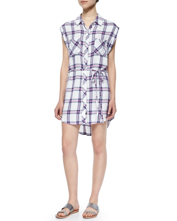 Rails Brooke Plaid Shirtdress in Pink/Marine