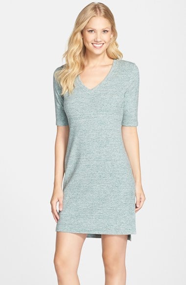 Tart 'Daria' Mélange T-Shirt Dress in Green Melange