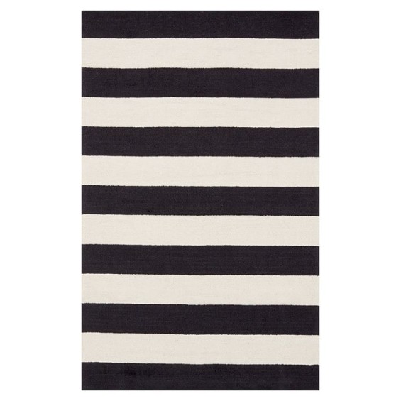 The Emily + Meritt Circus Stripe Rug. PB Teen
